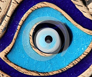 Nazar boncuk evil eye - famous turkish amulet photo