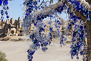 Nazar boncuk turkish amulet in Cappadocia photo