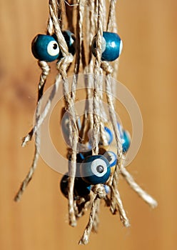 Nazar boncuk (evil eye) - famous turkish amulet photo