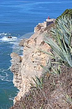 Nazare Fort of SÃÂ£o Miguel Arcanjo  Portugal photo