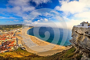 Nazare Portugal aerial