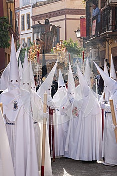 nazarene brothers of the holy week of Seville