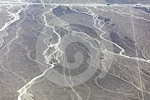 Nazca lines from the aircraft