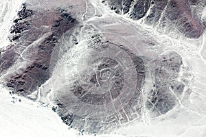 Nazca lines from the aircraft