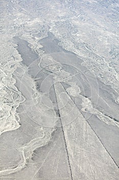 Nazca lines from the aircraft