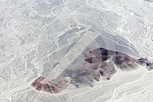 Nazca lines from the aircraft