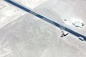 Nazca lines from the aircraft