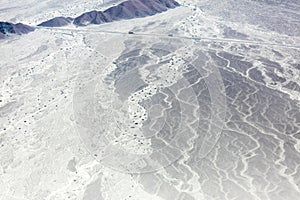 Nazca lines from the aircraft