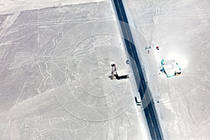 Nazca lines from the aircraft