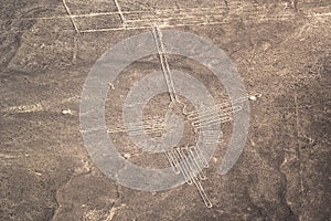 Nazca lines, Hummingbird Nasca, Peru, South America