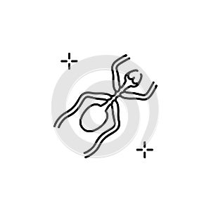 Nazca lines Peru icon. Element of Peru icon