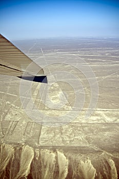 Nazca Lines, The Wings, Aerial View, Peru