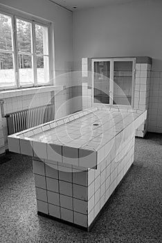 Nazi concentration camp in Germany, Autopsy room