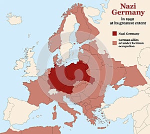 Nazi Germany Third Reich Greatest Extent