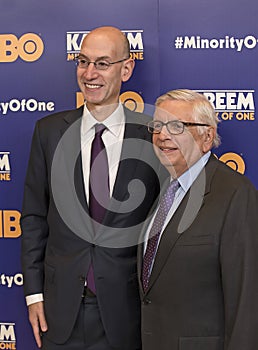 NBA Commissioner Adam Silver and Predecessor David Stern