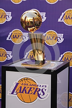 NBA finals trophy