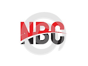 NBC Letter Initial Logo Design Vector Illustration