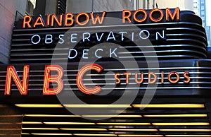NBC Studio Neon Sign