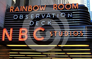 NBC Studio Neon Sign