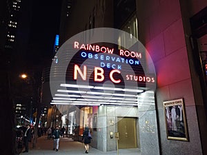 NBC Studios, Rainbow Room, Observation Deck, 30 Rockefeller Plaza, NYC, USA