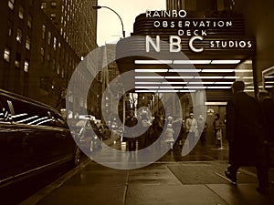 NBC Studios at the Rockefeller Center