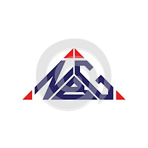 NBG letter logo creative design with vector graphic, NBG