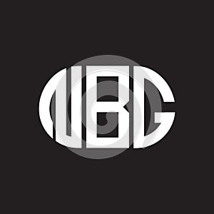 NBG letter logo design on black background. NBG creative initials letter logo concept. NBG letter design