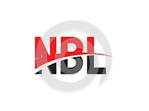 NBL Letter Initial Logo Design Vector Illustration