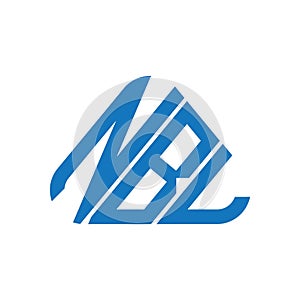 NBL letter logo creative design with vector graphic, NBL