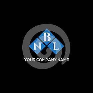 NBL letter logo design on BLACK background. NBL creative initials letter logo concept. NBL letter design