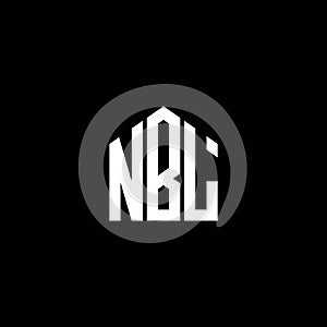 NBL letter logo design on BLACK background. NBL creative initials letter logo concept. NBL letter design.NBL letter logo design on