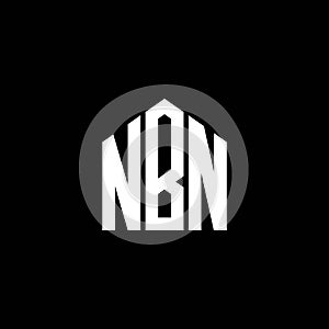 NBN letter logo design on BLACK background. NBN creative initials letter logo concept. NBN letter design.NBN letter logo design on