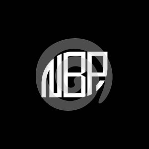 NBP letter logo design on black background. NBP creative initials letter logo concept. NBP letter design.NBP letter logo design on