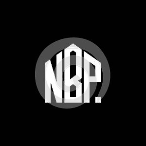 NBP letter logo design on BLACK background. NBP creative initials letter logo concept. NBP letter design.NBP letter logo design on