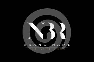 NBR abstract letter logo design