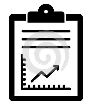 Business Analysis Glyph Style vector icon which can easily modify or edit photo