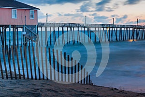 NC Rodanthe Fishing Pier and Fencing