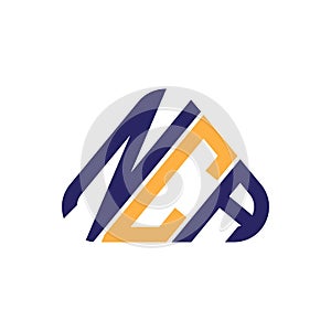 NCA letter logo creative design with vector graphic, NCA