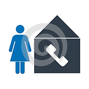 Call center Isolated Vector icon which can easily modify or edit photo