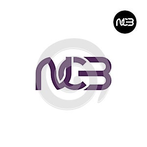 NCB Logo Letter Monogram Design