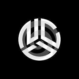 NCD letter logo design on black background. NCD creative initials letter logo concept. NCD letter design