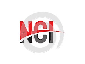 NCI Letter Initial Logo Design Vector Illustration