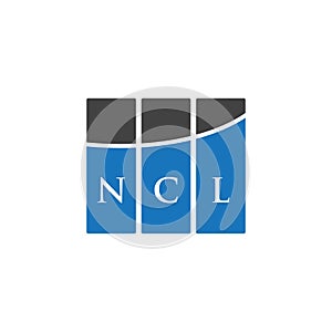 NCL letter logo design on WHITE background. NCL creative initials letter logo concept. NCL letter design