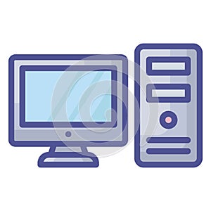 Computer accessory Isolated Vector Icon fully editable