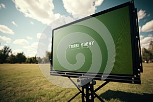 ncredible cinematic experienceGreen Oasis Cinema: Solar-Powered Screen & Unreal Engine 5 for Hyper-Detailed, Color-Coded Films photo