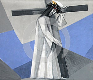 2nd Stations of the Cross, Jesus is given his cross photo