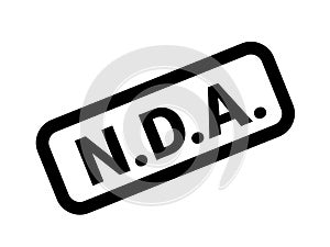 NDA - Non-disclosure agreement - secret and confidential treaty, agreement and contract.