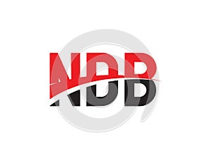 NDB Letter Initial Logo Design Vector Illustration