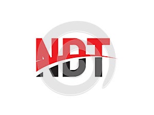 NDT Letter Initial Logo Design Vector Illustration