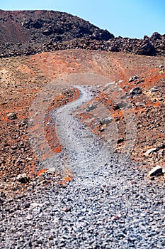 Nea Kameni volcanic island, Santorini